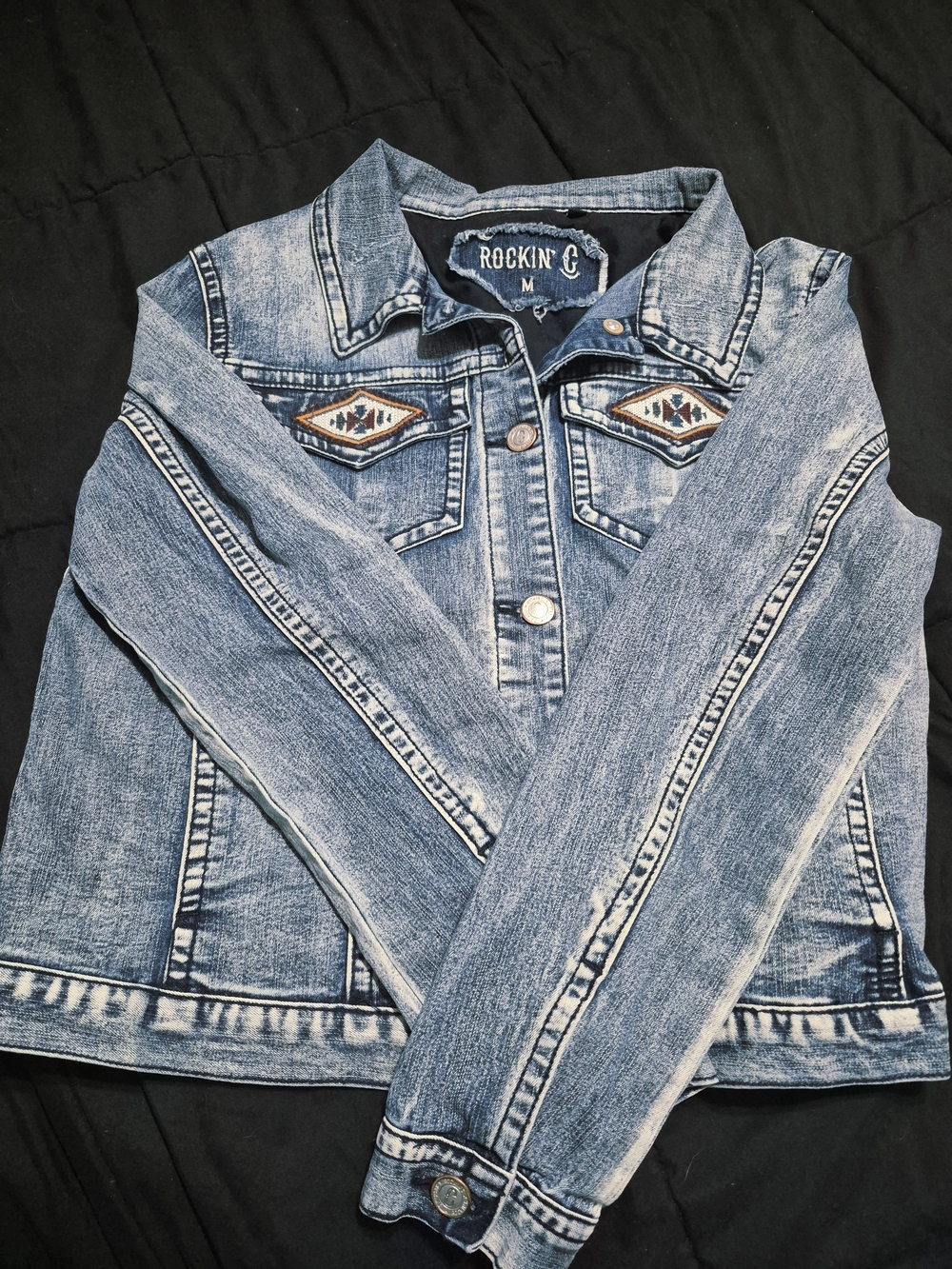Rockin' C Women's Blue Denim Jean Jacket